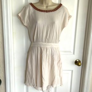 Mango short summer backless dress